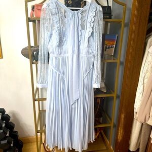 Self portrait baby blue dress